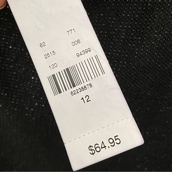 NWT New York & Company Black with Shimmer Sleeveless Dress - Picture 5 of 10